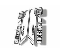 Fork Replacement Decal Sticker Compatibale for Rock Shox Boxxer 2015 Series White (Glossy)