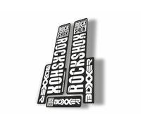 Fork Replacement Decal Sticker Compatibale for Rock Shox BOXXER 2018 Series White (Matte)