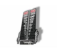 Fork Replacement Decal Sticker Compatibale for Rock Shox DOMAIN 2018 Series White Black (Matte)