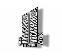 Fork Replacement Decal Sticker Compatibale for Rock Shox Lyrik 2018 Series White (Matte)