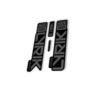 Fork Replacement Decal Sticker Compatibale for Rock Shox Lyrik Select 2023 Series Gray (Matte)