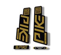 Fork Replacement Decal Sticker Compatibale for Rock Shox Pike Select 2020 Series Gold (Matte)