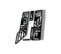 Fork Replacement Decal Sticker Compatibale for Rock Shox Pike Ultimate 2023 Series White Camo (Glossy)