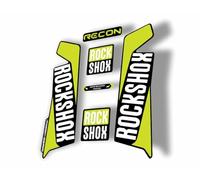 Fork Replacement Decal Sticker Compatibale for Rock Shox Recon 2015-16-17 Series Lime Green (Matte)