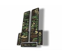 Fork Replacement Decal Sticker Compatibale for Rock Shox Recon 2018 Series Camo (Matte)