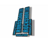 Fork Replacement Decal Sticker Compatibale for Rock Shox Revelation 2018 Series Blue (Matte)