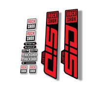 Fork Replacement Decal Sticker Compatibale for Rock Shox SID Select 2021 Series Red (Glossy)