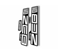 Fork Replacement Decal Sticker Compatibale for Rock Shox Zeb Select 2021 Series White (Glossy)