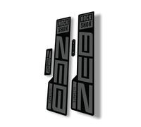 Fork Replacement Decal Sticker Compatibale for Rock Shox Zeb Ultimate 2021 Series Gray (Matte)