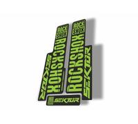 Fork Replacement Decal Suspension Sticker Compatible for RockShox Sektor 2018 Series Green (Glossy)