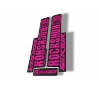 Fork Replacement Decal Suspension Sticker Compatible for RockShox Sektor 2018 Series Pink (Matte)