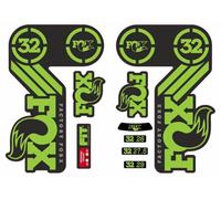 Fork Replacement Suspension Decal Sticker Compatibale for Fox 32 Heritage 2015 Factrory Series Green (Matte)