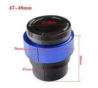 Fork Seal Driver Front Shock Absorber Oil Seal Tooling Bushing Driver Compatible With Motorcycle Models 38mm 50mm Universal Fit(47mm-48mm Blue)