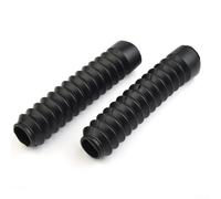 Fork Seal Saver 2 Pack Flexible Rubber Boots for Motocross Front Fork Sleeves Shock Gaiters Debris Guard Fit 13 Fold