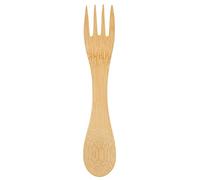 Fork Spoon Kitchen Utensil Heat Durable Tableware for Home Restaurant Cooking Dining 2 in 1 Design Lightweight Easy to Clean (A Total Length 16.8 Spoon Width 3 Fork Width 2.8)