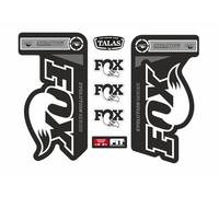 Fork/Suspension Replacement Decal Sticker Kit Compatibale for Fox Talas Evolution Series Factory Adhesive Set Black (Matte)