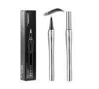 Fork Tip Eyebrow Pencil - Sweatproof, Smudgeproof Brow Marker, Natural Finish for Fuller Arches, Waterproof and Durable Ink Pen | Makeup Tool with Precision Control for Salon-Like Definition at Home