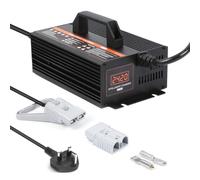 Forklift Battery Charger 24V 20A, Forklift Charger 24 Volt with Trickle Charging, Anderson Plug,LCD Display 24V Lead Acid Battery Charger for Pallet Jack, Forklift, Floor Scrubber, Scissor Lifter