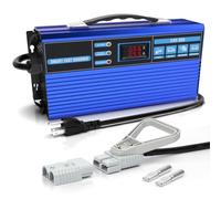 Forklift Battery Charger 24V 30A Smart & Fully Automatic 900W Fast Trickle Pallet Jack Charger 24V Battery Charger with LCD Display & 7 Protections for Forklift,Pallet Jack,Floor Scrubber