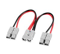 Forklift Battery Connector Charging Plug Divided into Two Large Current 50A 600V 10AWG Cable Line Various Electric Vehicles Carts Forklifts Battery Cars Medical Equipment