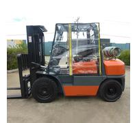 Forklift Cab Cover - Universal Waterproof Enclosure for Windshield Protection - Fits 6000 to 13000 lbs Forklift Trucks