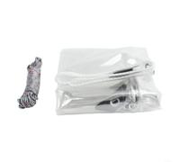 Forklift Canopy Black Sun Rain Protection 2pcs Set(Transparent)