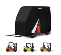 Forklift Cover Waterproof All Weather for Forklifts Up to 8000Lb, 210T Sun Rain Snow UV Protection Full Forklift Cover with Zipper Door & Soft Cotton Lined-(104.3"L*49.2"W"*80.3"H)