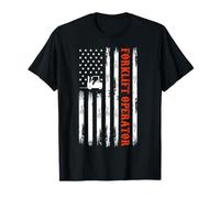 Forklift Driver - American Flag July 4th Forklift Operator T-Shirt