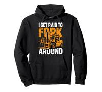 Forklift Driver Funny Logistics Warehouse Worker Pullover Hoodie