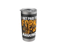 Forklift Driver Funny Logistics Warehouse Worker Stainless Steel Insulated Tumbler