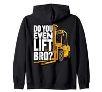 Forklift Driver Warehouse Worker Logistics Zip Hoodie