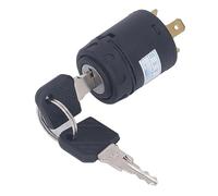 Forklift Ignition Switch and 2 Key for E16 20 335 E25 30 336 E12 15 16 324 E12 14 15 15 18 20 386, Heavy Duty Ignition Switch with Stainless Steel Construction, Shockpro