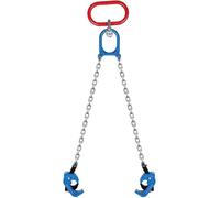 Forklift Oil Drum Lifting Device, Multi-Purpose Chain Clamp Ring Tongs with 1m Sling, A/2 Claw Spreader for Safe Transporting of Heavy Loads
