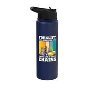 Forklift Operator A Vital Link in Supply Chains - Forklift Stainless Steel Insulated Water Bottle