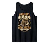 Forklift Operator By Trade Grill Master At Heart BBQ Tank Top
