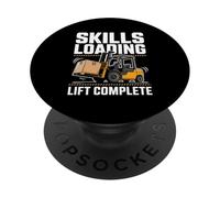 Forklift Operator Costume - Skills Loading Lift Complete PopSockets Adhesive PopGrip