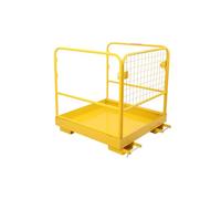Forklift Safety Cage, Foldable Personnel Basket, 1200lbs, 36X36 Platform,