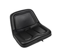 Forklift Seat, Riding Mower Seat, Sponge Cushion with Drainage Holes and Backrest, 19.69inch x 17.72inch, Universal Fit for Tractors, Sweepers, and Farm Equipment