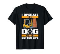 Forklifter Dog Logistics - Warehouse Forklift Operator T-Shirt