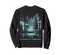 Forks Washington Blue Filter Rain Moody Aesthetic Sweatshirt