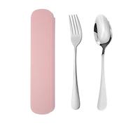 ForkSet, Stainless Steel Dinner Forks 2 Piece Portable Travel CutlerySet