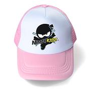 Forlcool Ninja Kidz Merch Girl Casual Hat Boy Fashion Summer Sunhat Kids Adjustable Baseball Cap (UK, Age, One Size, Pink1)