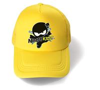 Forlcool Ninja Kidz Merch Girl Casual Hat Boy Fashion Summer Sunhat Kids Adjustable Baseball Cap (UK, Age, One Size, Yellow)
