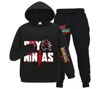 Forlcool Ninjas Merch Kids Boys Girls Tracksuits Hoodies + Trousers 2pcs Sportwear Suit