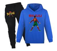 Forlcool NO 7 Football Kit Tracksuits Training Casual 2-Piece Boys Outfits 3-13 Years (Blue,11-12 Years,11 Years,12 Years)