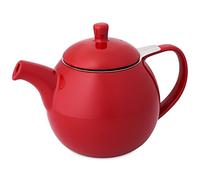 Forlife 524254 Teapot, Ceramic, Red