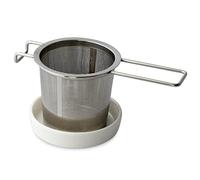 FORLIFE Extra-fine Tea Infuser and Porcelain Dish Set