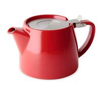 Forlife Stump Teapot - 400ml Capacity - Red