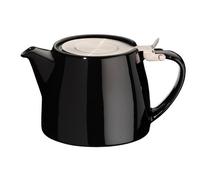 Forlife Stump Teapot With Lid & 0.3mm Fine Infuser 550ml 18oz Graphite Black - 309BKG