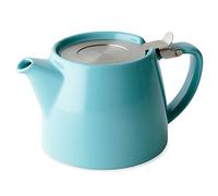 FORLIFE Stump Teapot with SLS Lid and Infuser, 18-Ounce, Turquoise